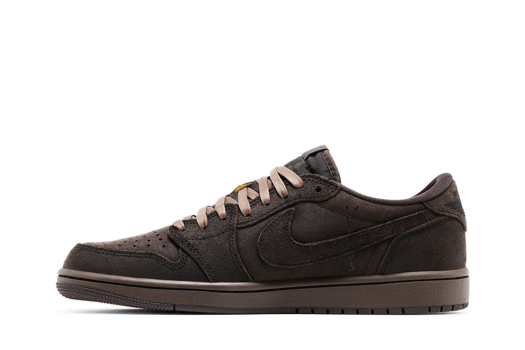 Air Jordan 1 Low Og Sp x Travis Scott Velvet Brown Marrom