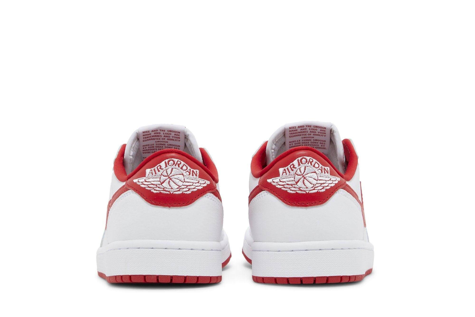 Jordan 1 Retro Low OG University Red Branco