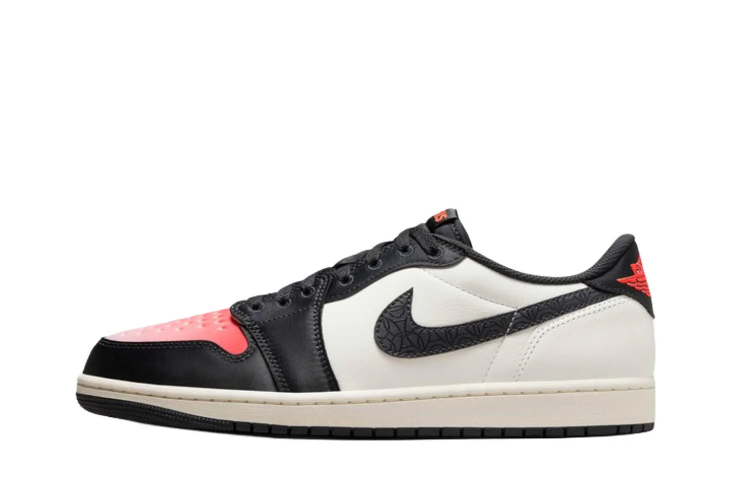 Air Jordan 1 Low x Paris Saint Germain Sail and Off Noir Preto