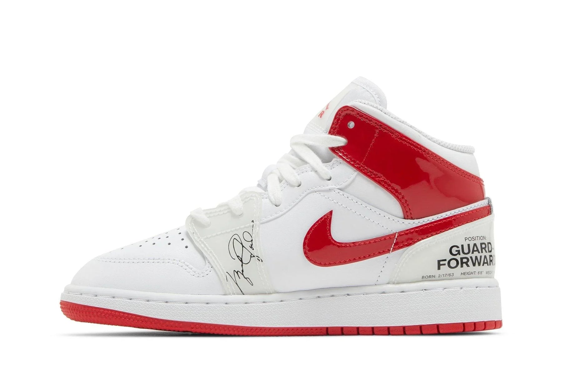 Air Jordan 1 Mid Rookie Season Branco/Vermelho
