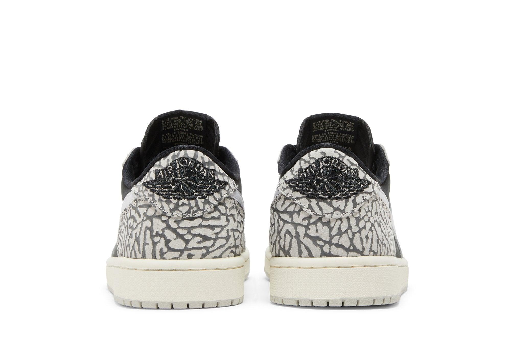 Air Jordan 1 Retro Low OG 'Black Cement' Preto