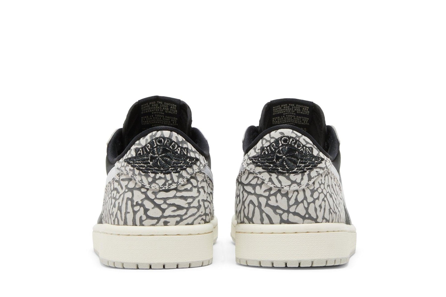 Air Jordan 1 Retro Low OG 'Black Cement' Preto
