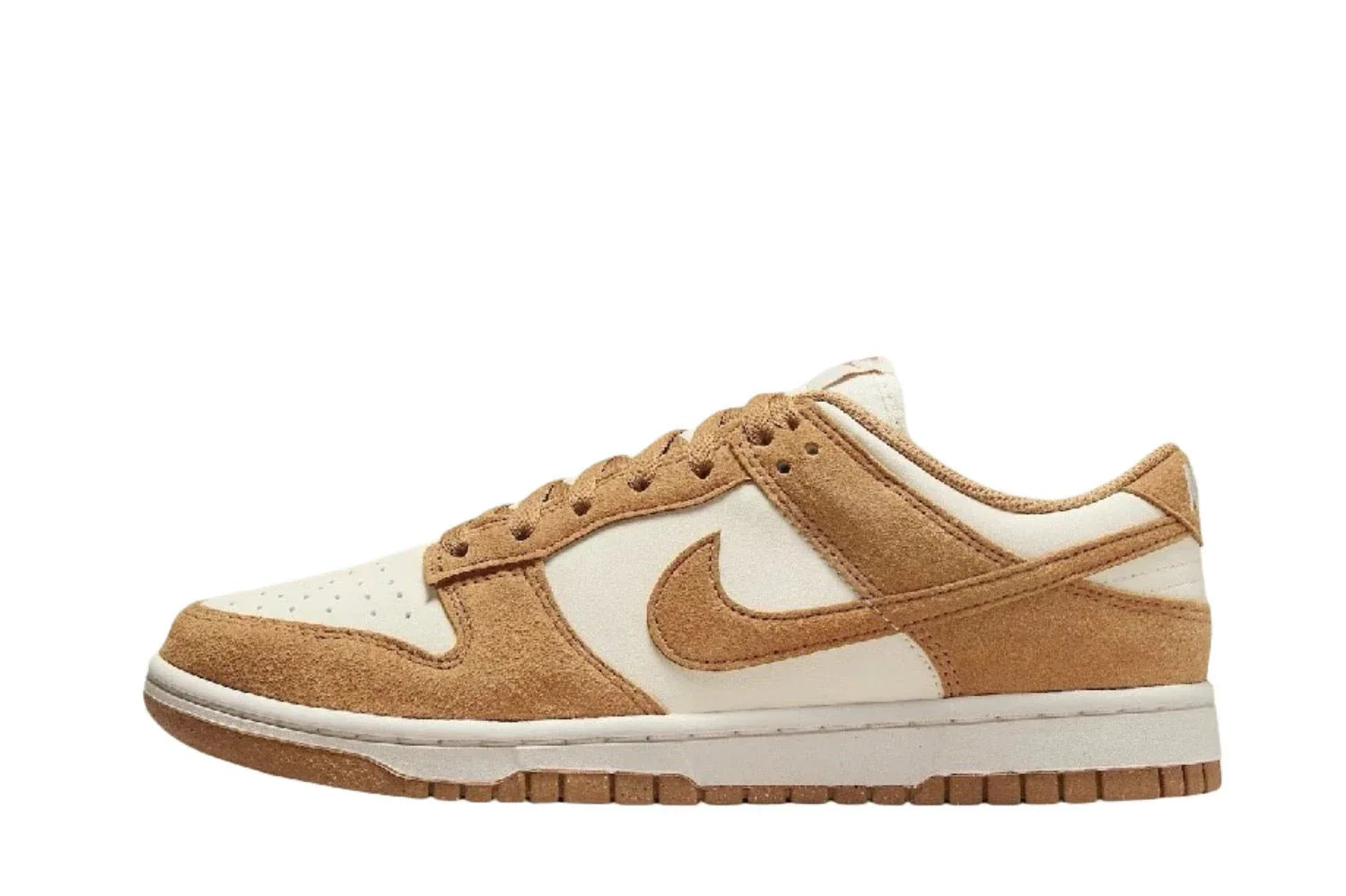 Nike Dunk Low Flax Suede Marrom
