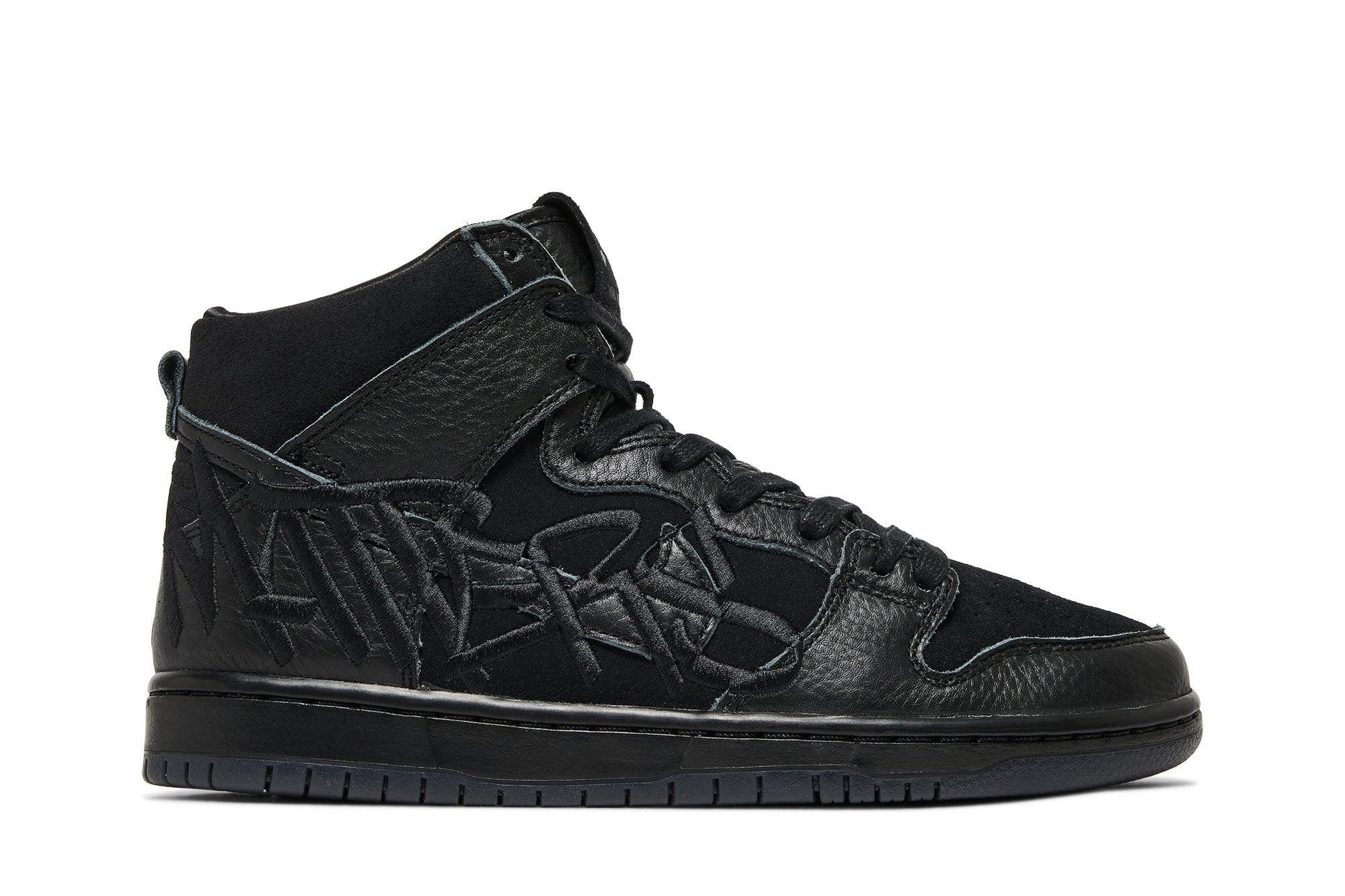 Nike SB Dunk High Pro Black and Metallic Gold Preto