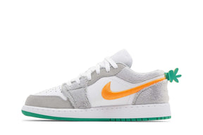 Air Jordan 1 Low GS Rabbit Cinza