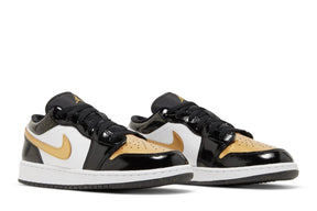 Air Jordan 1 Low SE Gs "Gold Toe" Preto