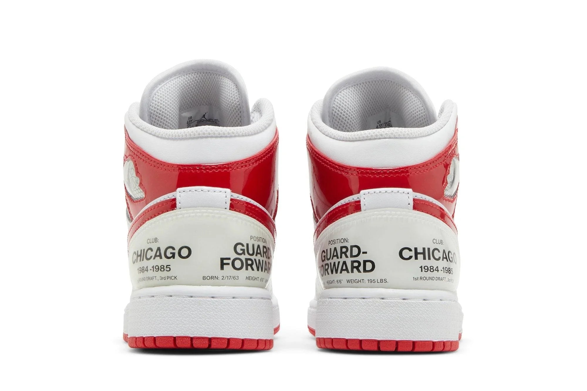 Air Jordan 1 Mid Rookie Season Branco/Vermelho