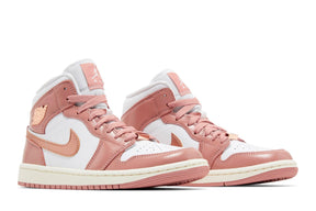 Air Jordan 1 Mid SE Red Stardust White Rosa