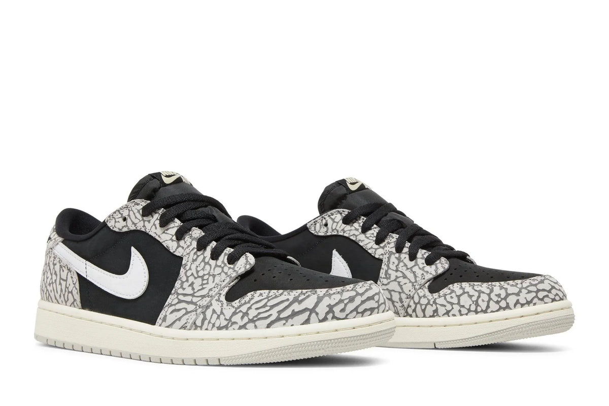Air Jordan 1 Retro Low OG 'Black Cement' Preto